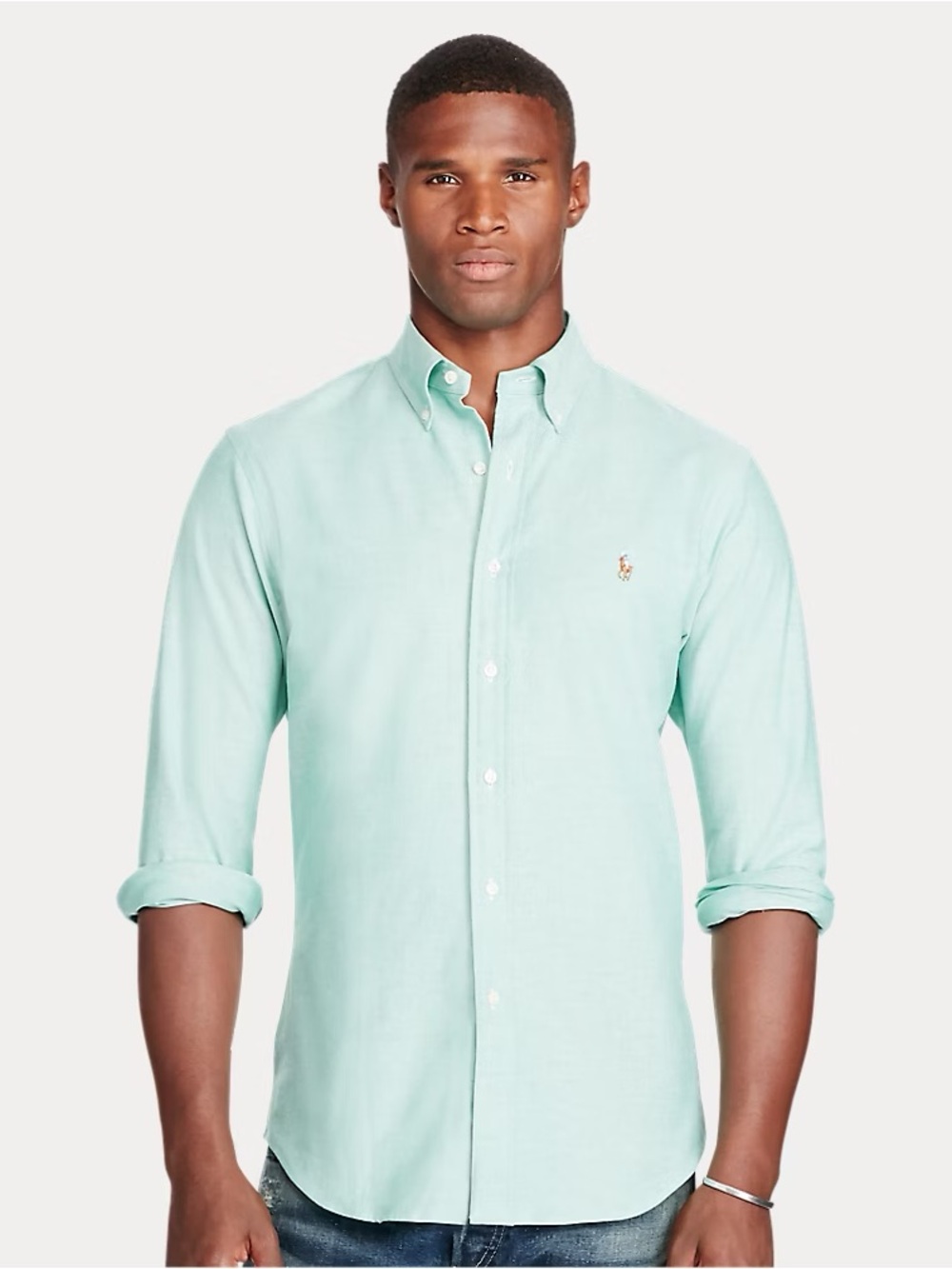 Polo by Ralph Lauren Men’s Mint Button-Down Shirt